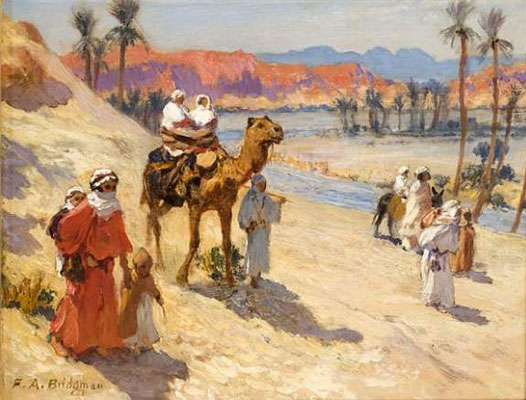 Frederic Arthur Bridgman (1847-1928) - Au Bord du Nil, c. 1880