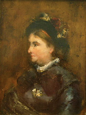Raymond Allegre (1857-1933) - Portrait de la Comtesse Dubarry