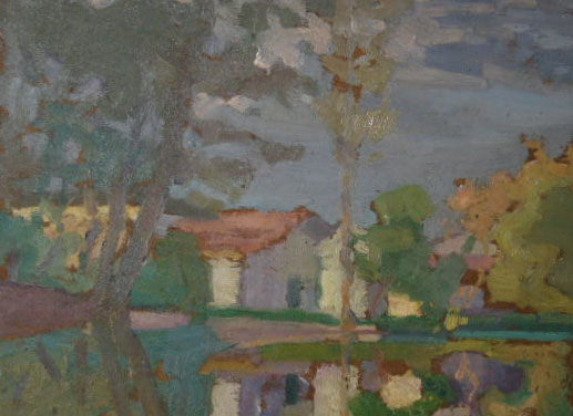 Joseph Berges (1878-1956) - Parc sur le Lac