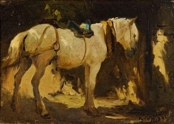 Frederick Arthur Bridgman (1847-1928) - Le Cheval - Pont Aven, 1871