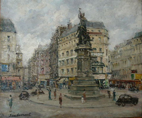 Émile Saudemont (1898-1967) - Place de Clichy