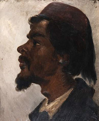 Otto Von Faber du Faur (1828-1921) - "Portrait d’un Oriental"